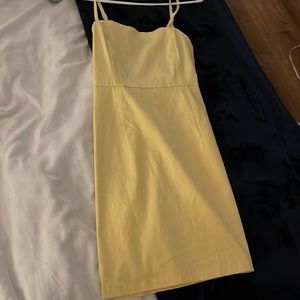 forcer 21 yellow dress. large.